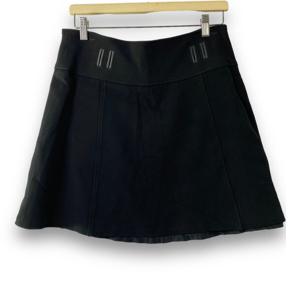 Proenza Schouler Italy  Minis kirt with Leather accents sz 8 - Picture 2 of 4